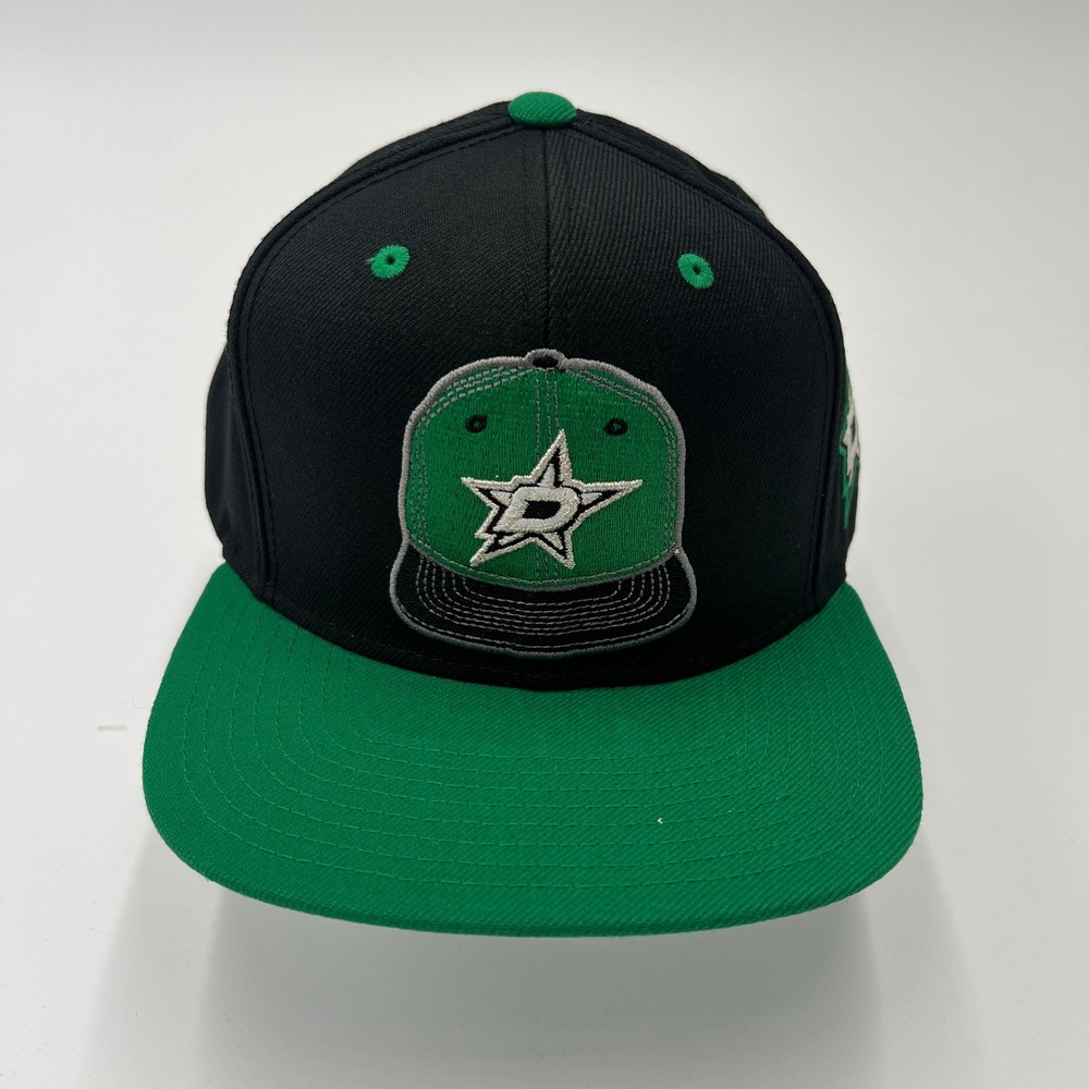 Dallas Stars Adidas NHL Authentic Collection Snapback Cap Black Green One Size